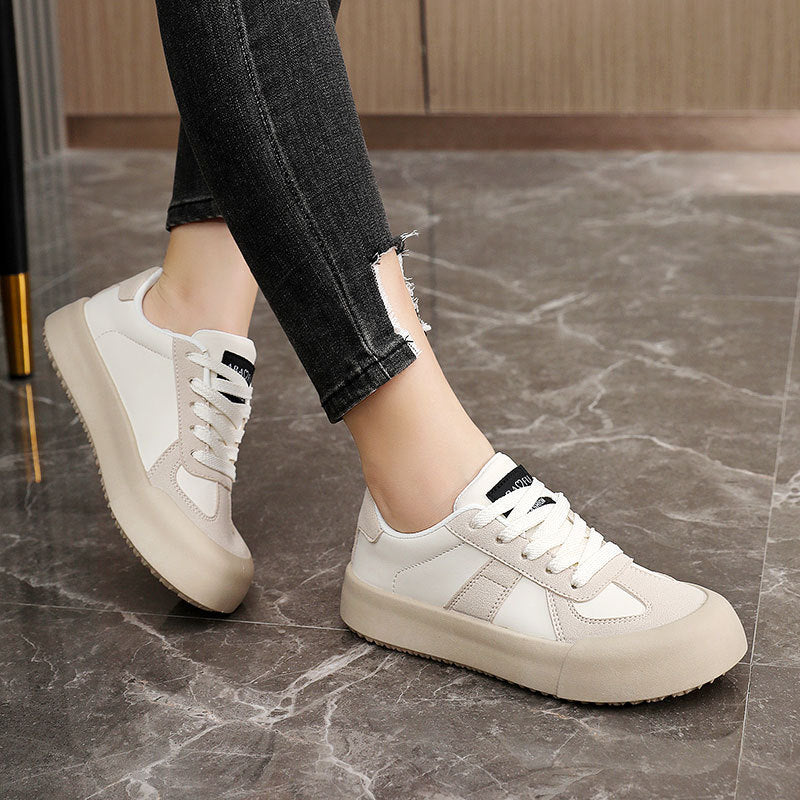 Damen modische Sneaker mit hochwertigem Wildleder und atmungsaktivem Mesh-Obermaterial R&B