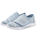 Damen Bequeme Slip-On Sneakers mit hygienischem Designer-Klettverschluss R&B