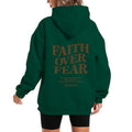 Damen Kapuzensweater mit motivierendem Schriftzug und bequemem Schnitt