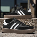 Damen Modische Sneaker mit hochwertigem Obermaterial und rutschfester Sohle