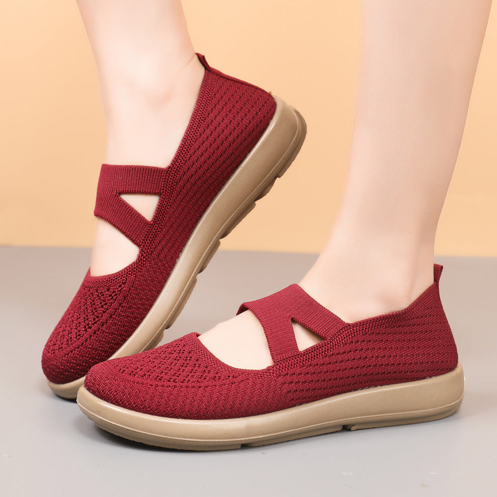 Damen Bequeme und atmungsaktive Slip-On Sneakers R&B
