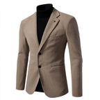 Herren Blazerjacke mit hohem Kragen