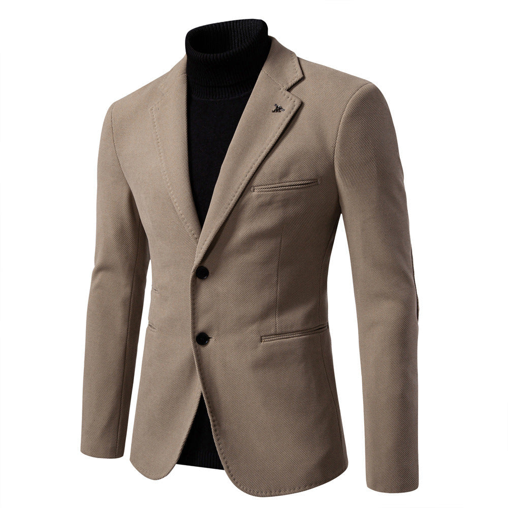 Herren Blazerjacke mit hohem Kragen