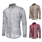 Herren Mesh-Hemd aus hochwertigem Material mit innovativem Design