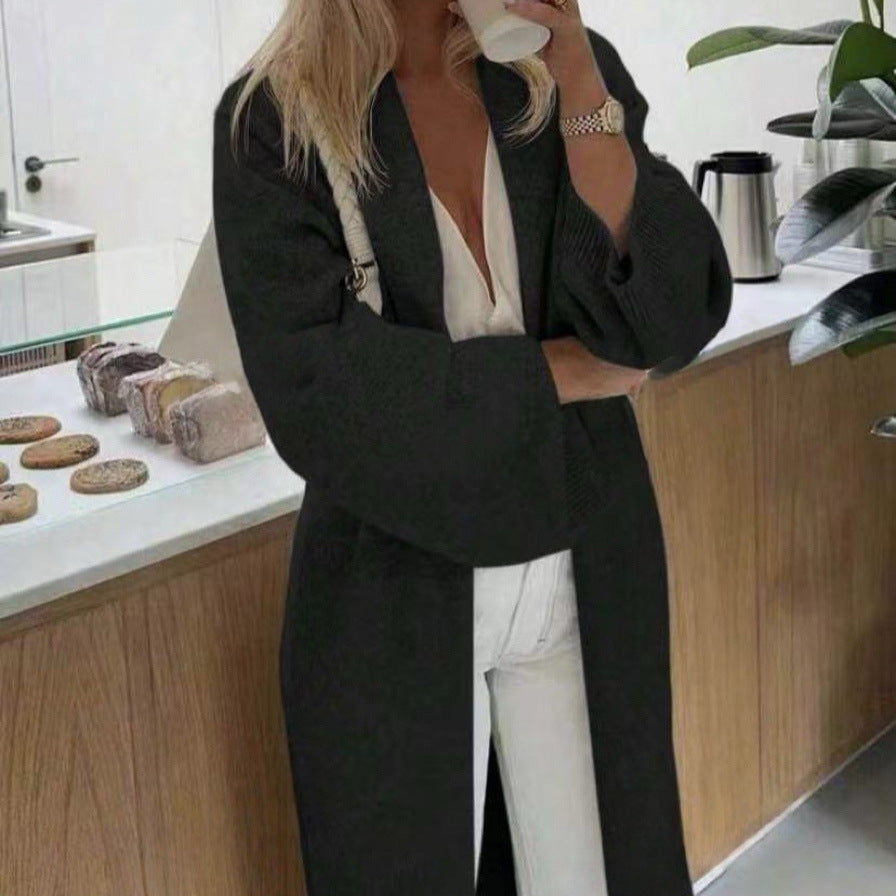 Damen lässiger Oversized Cardigan R&B