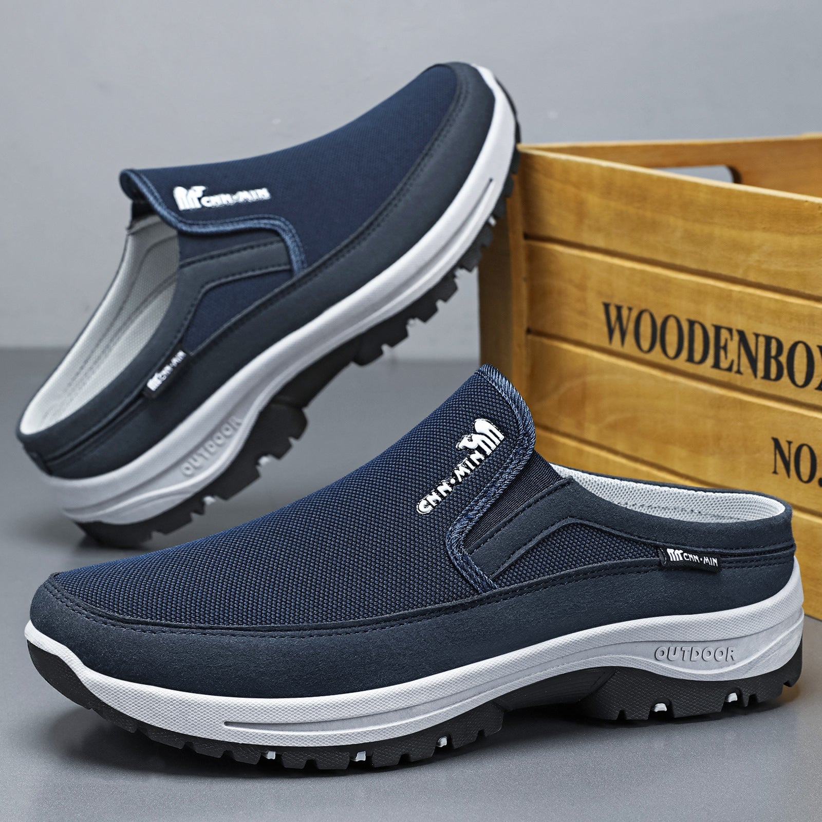Damen Komfortable Clogs mit rutschfester Sohle und atmungsaktivem Obermaterial