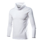 Damen elegante Rollkragen-Tunika mit langem Arm