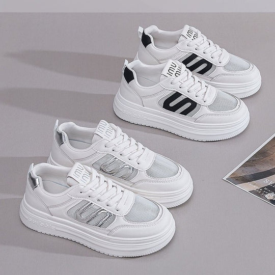 Damen Sneaker mit rutschfester Sohle und atmungsaktivem Mesh-Obermaterial R&B