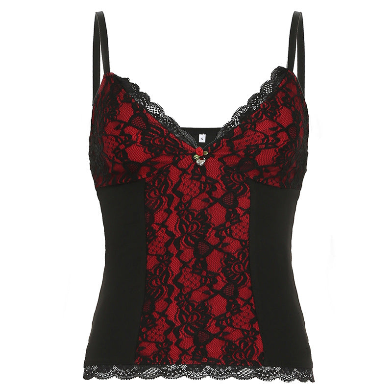 Damen Spitzen-Camisole mit elegantem Schnitt und verführerischen Details R&B