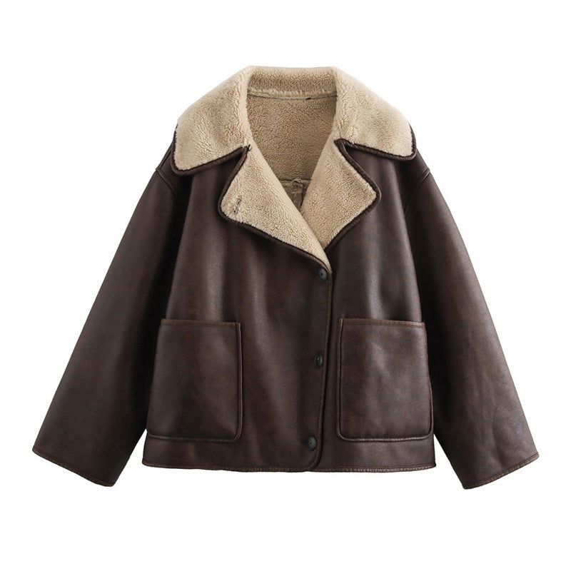 Damen Wendejacke mit kuscheligem Futter R&B