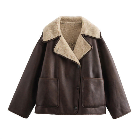 Damen Wendejacke mit kuscheligem Futter R&B