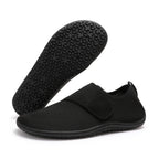 Damen bequeme Slip-On Freizeitschuhe mit elastischem Verschluss