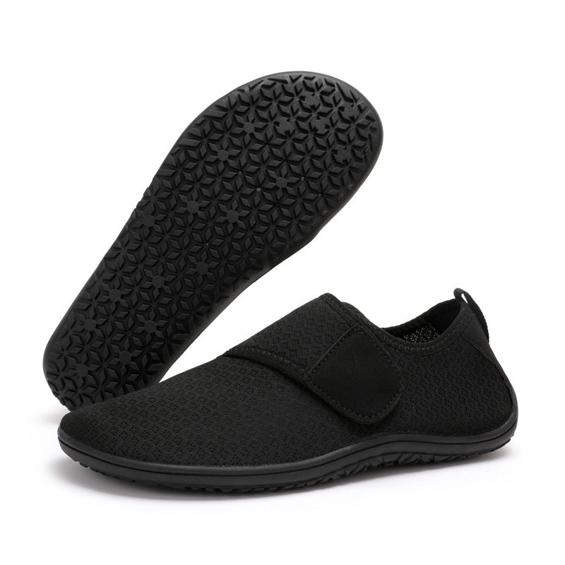 Damen bequeme Slip-On Freizeitschuhe mit elastischem Verschluss