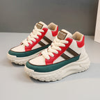 Damen modische High-Top Sneakers mit ergonomischem Komfort und robustem Profil R&B
