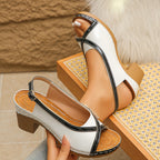Damen Slingback-Pumps mit zeitgemäßem, farbenfrohem Design R&B