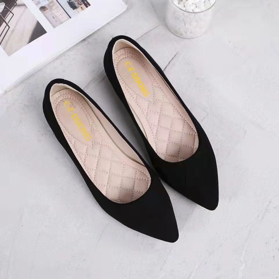 Damen Elegante Ballerinas mit spitzem Design und weicher Polsterung