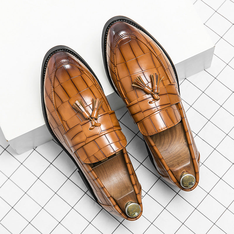Damen Mokassins aus hochwertigem Leder mit modischem Quasten-Detail R&B