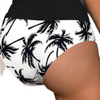 Damen Bikini mit Bandeau-Oberteil und raffiniertem Falten-Design R&B