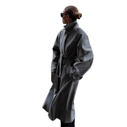 Damen eleganter Trenchcoat mit zeitgemäßen Schnitt R&B
