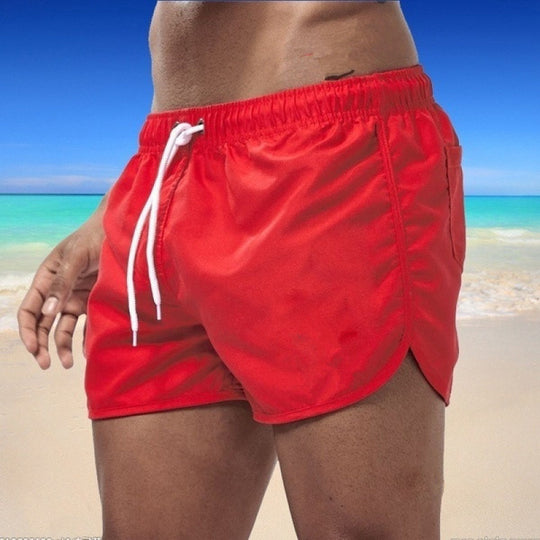 Herren Badeshorts mit schnell trocknendem Material und elastischem Bund R&B