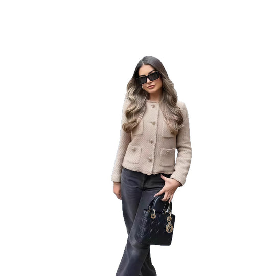 Damen elegante und stilvolle Kurzjacke R&B