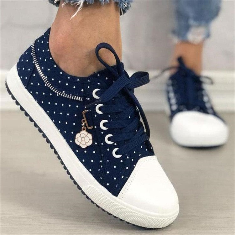 Damen nan lässige Sneaker mit Plateau-Sohle und seitlichem Reißverschluss R&B
