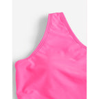 Damen Einseitiger Badeanzug mit asymmetrischem Design R&B
