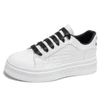 Damen Modische Sneakers mit lässigem Smiley-Design und hochkomfortabler Sohle