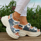 Damen Sportliche Sandalen mit verstärktem Riemendesign und komfortabler Sohle R&B