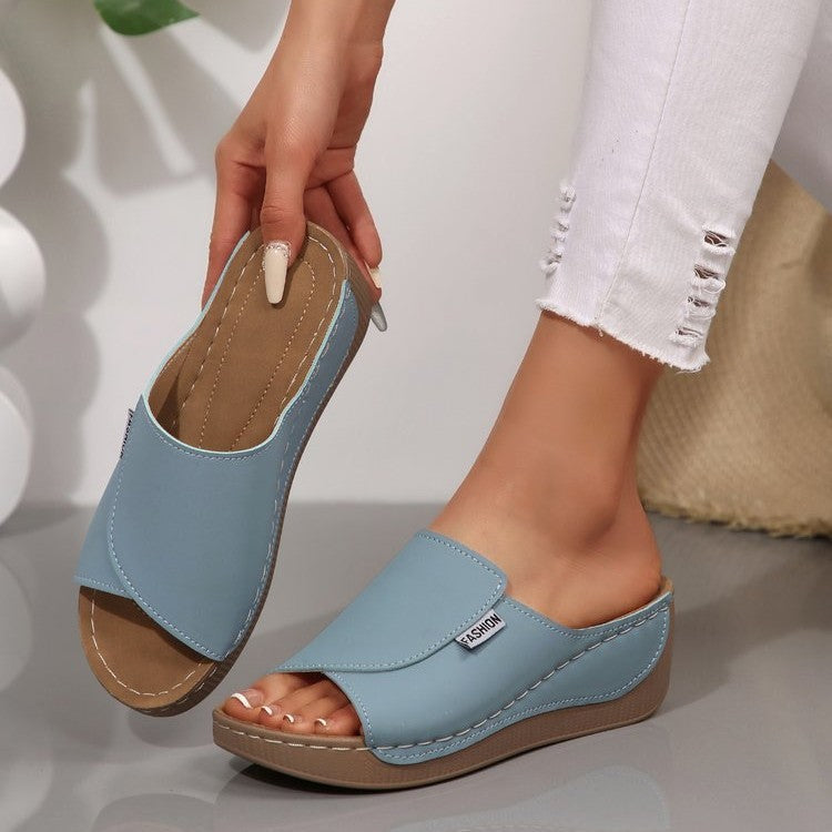 Damen Clogs mit modernem Kreuzriemen und rutschfester Sohle R&B