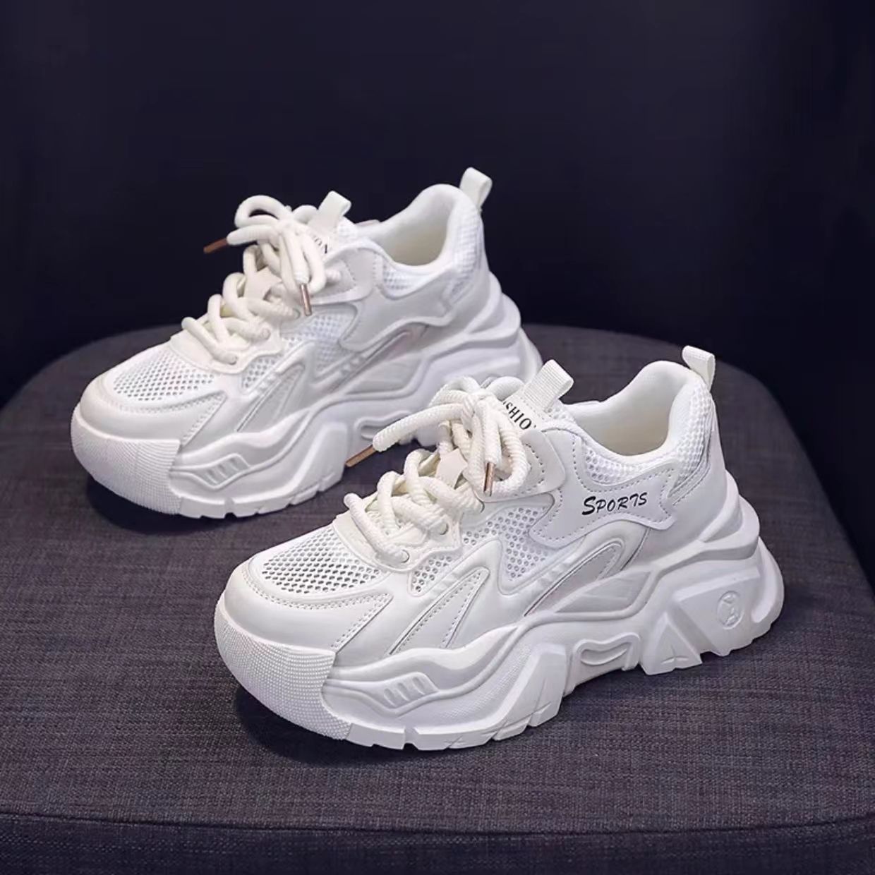 Damen Sportliche Chunky Sneakers
