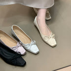 Damen Ballerinas mit dekorativem Schleifendetail und elegantem Design R&B