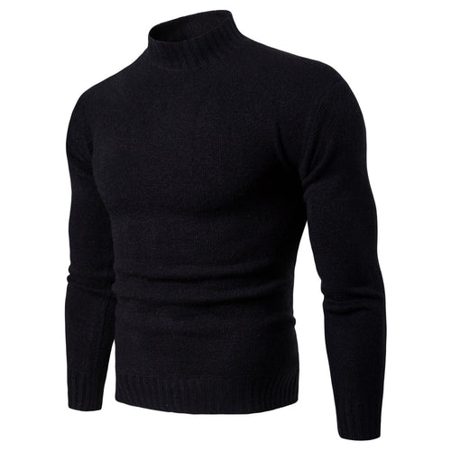 Damen hochgeschnittener Pullover mit Stehkragen R&B