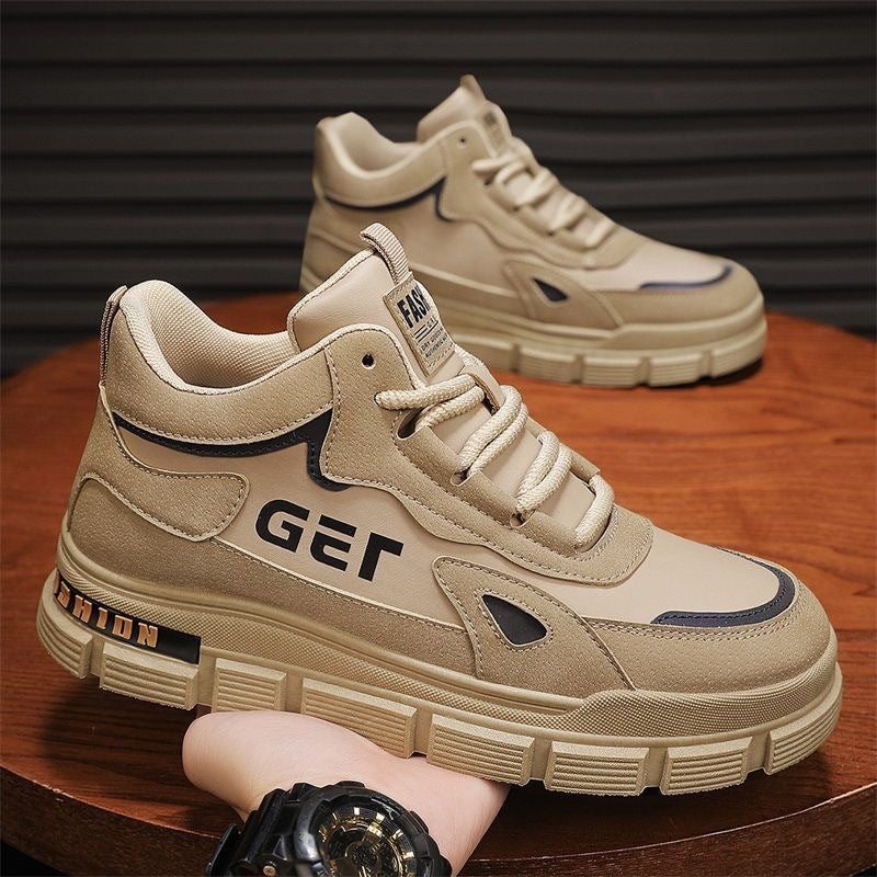 Damen Sportliche High-Top Sneakers mit atmungsaktivem Obermaterial und rutschfester Sohle R&B