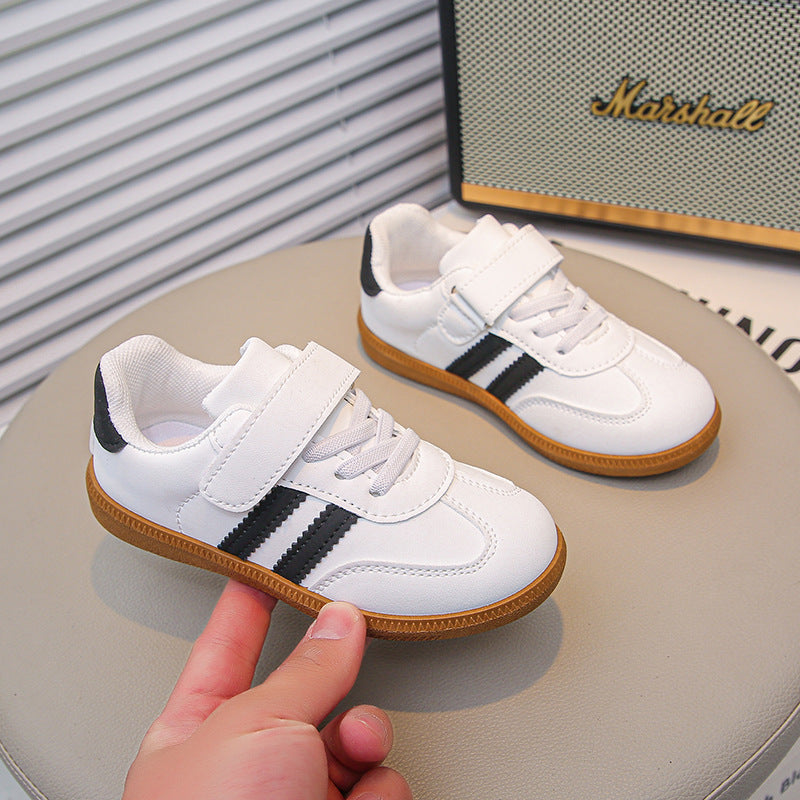 Damen sportliche Klett-Sneaker mit atmungsaktiver Mesh-Oberfläche und rutschfester Sohle R&B
