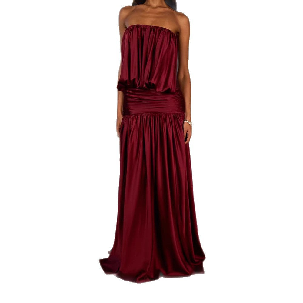 Damen Elegantes Abendkleid mit Raffung R&B