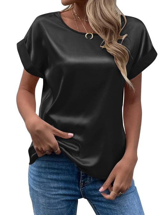 Damen Satinbluse R&B