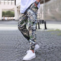 Herren Cargohose im angesagten Camouflage-Design mit elastischem Bund und praktischen Taschen R&B