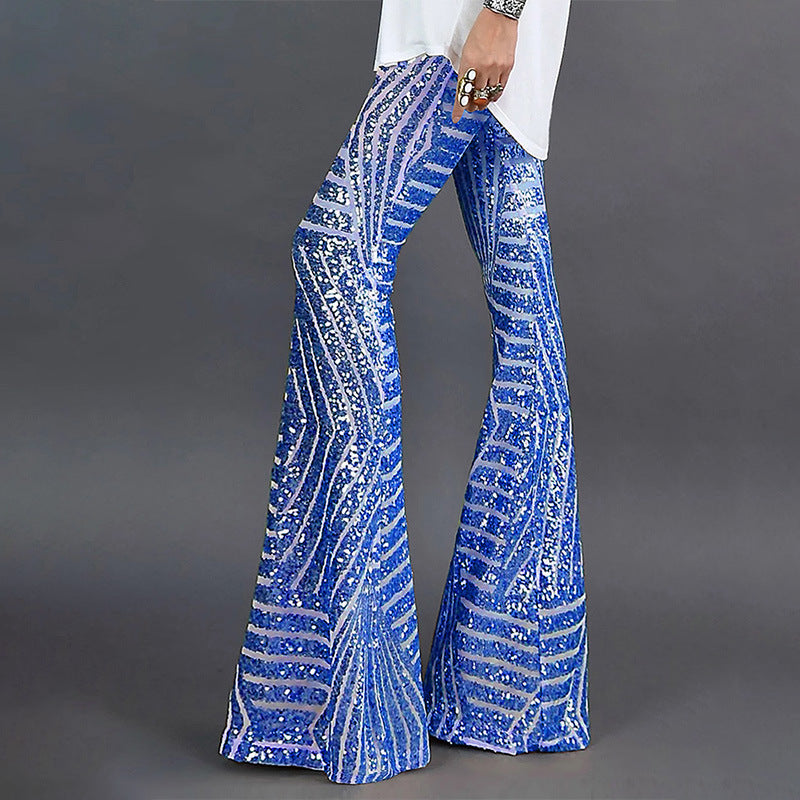 R&B | Glitzer Schlagpaillettenhose