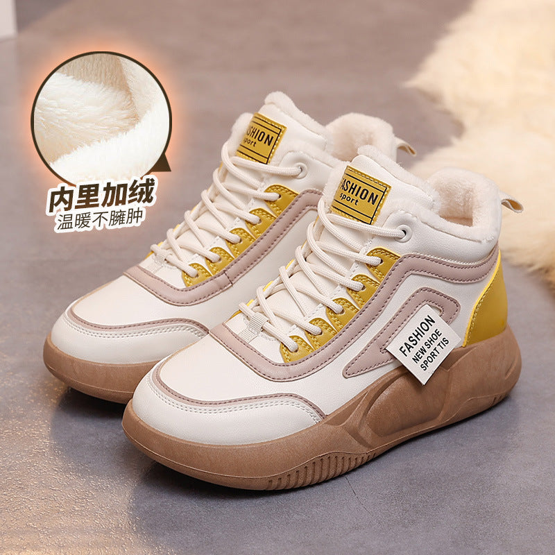 Damen Winter Sneaker mit warmem Innenfutter und rutschfester Sohle R&B
