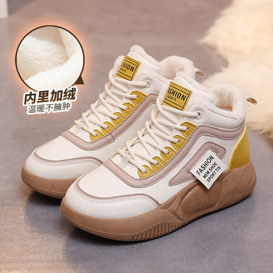 Damen Winter Sneaker mit warmem Innenfutter und rutschfester Sohle R&B