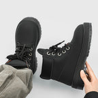 Damen Winterstiefel mit rutschfester Profilsohle und atmungsaktivem Obermaterial