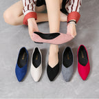 Damen Ballerinas im eleganten, minimalistischen Design mit spitzer Zehenpartie R&B