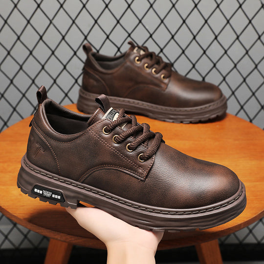 Herren Schnürschuhe aus Leder R&B