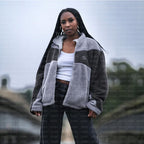Damen Fleece Jacke R&B