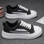 Damen Chunky Sneakers mit atmungsaktiven Einsätzen und modischen Designelementen
