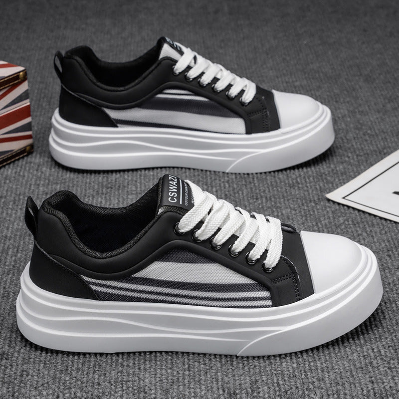 Damen Chunky Sneakers mit atmungsaktiven Einsätzen und modischen Designelementen