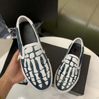Damen Slip-On Sneakers mit innovativem Oberflächenmuster und rutschfester Sohle R&B
