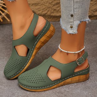 Damen Bequeme Clogs mit luftigen Cut-Outs R&B