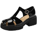 Damen Plateau-Sandalen im eleganten Schnitt mit verstellbarem Riemen